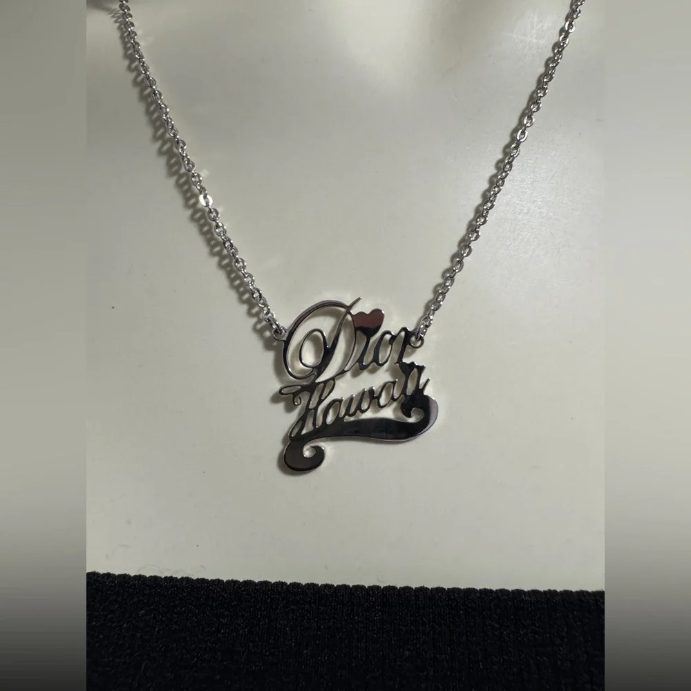 EUC Vintage Dior Silver Toned Necklace